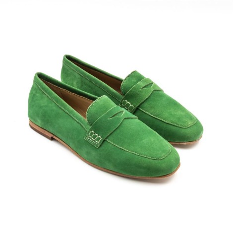 Mocassino Donna Verde MIA Pelle