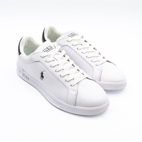 Sneakers Uomo White black RALPH LAUREN Pelle