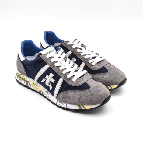 Sneakers Uomo Blu+bianco PREMIATA   Pelle