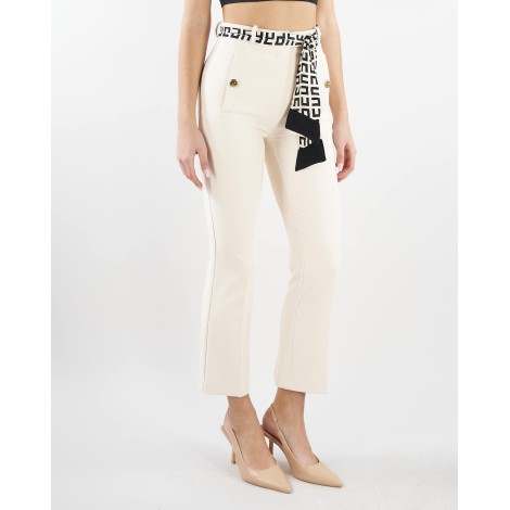 ELISABETTA FRANCHI Pantalone in doppio crepe stretch Elisabetta Franchi