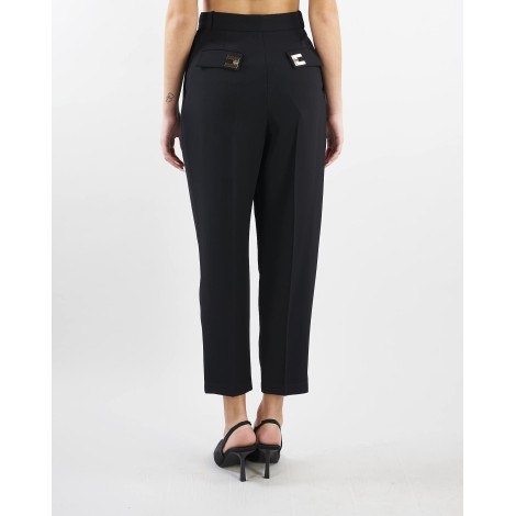 ELISABETTA FRANCHI Pantalone con costruzione sartoriale Elisabetta Franchi