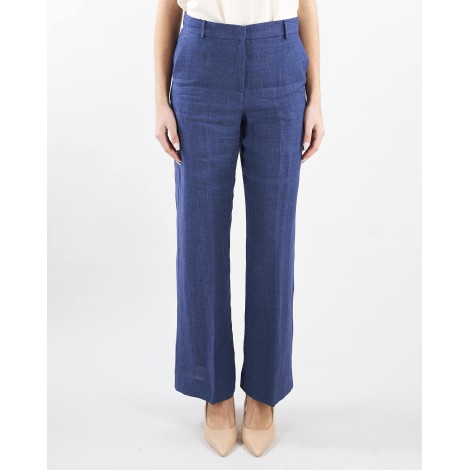 MAX MARA WEEKEND Pantaloni in tela di puro lino Max Mara Weekend