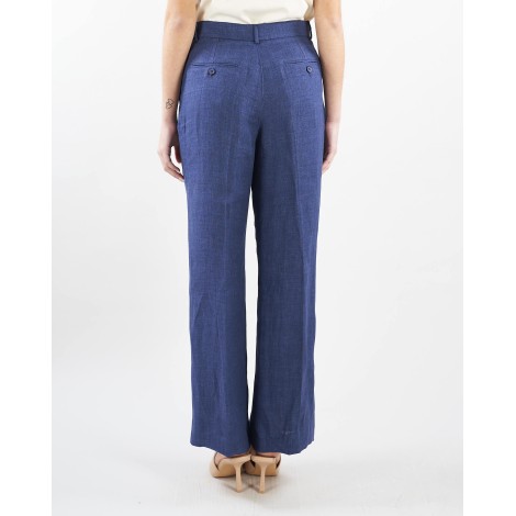 MAX MARA WEEKEND Pantaloni in tela di puro lino Max Mara Weekend