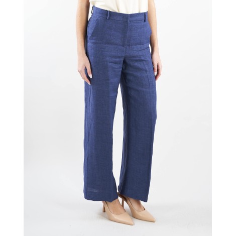 MAX MARA WEEKEND Pantaloni in tela di puro lino Max Mara Weekend