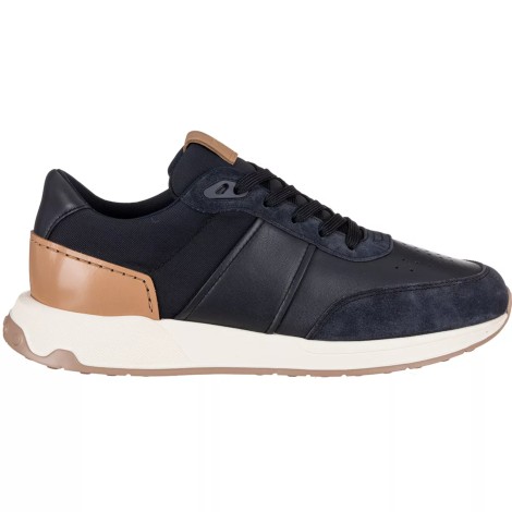 TOD'S SNEAKERS IN PELLE E TESSUTO TECNICO BLU XXM63K0GT80QHGGD24