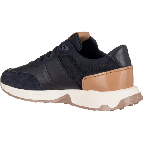 TOD'S SNEAKERS IN PELLE E TESSUTO TECNICO BLU XXM63K0GT80QHGGD24