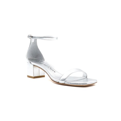 Sandalo Donna Silver STUART WEITZMAN Pelle