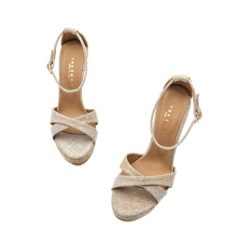 Sandalo Donna Beige TRE EMME Pelle