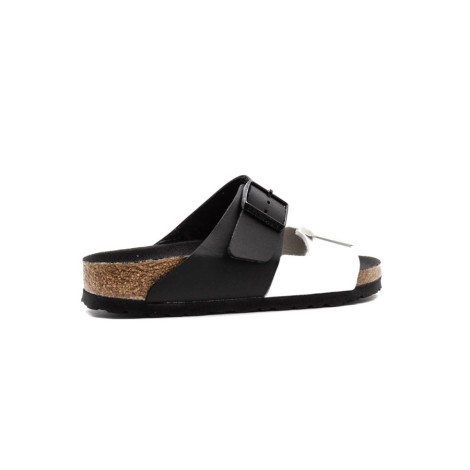 Ciabatta Donna Black white BIRKENSTOCK Pelle