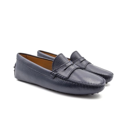 Mocassino Donna Blu TRE EMME Pelle