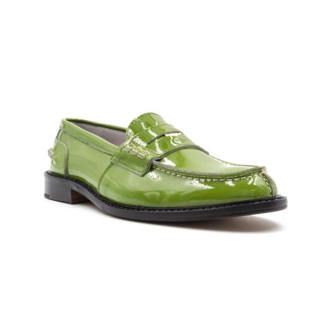 Mocassino Donna Verde TRE EMME Pelle