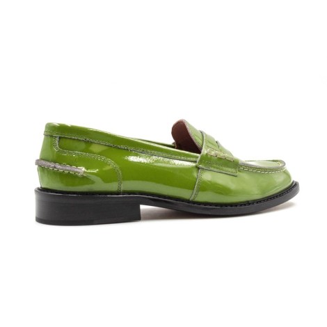 Mocassino Donna Verde TRE EMME Pelle