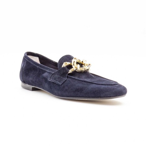 Mocassino Donna Blu TRE EMME Pelle