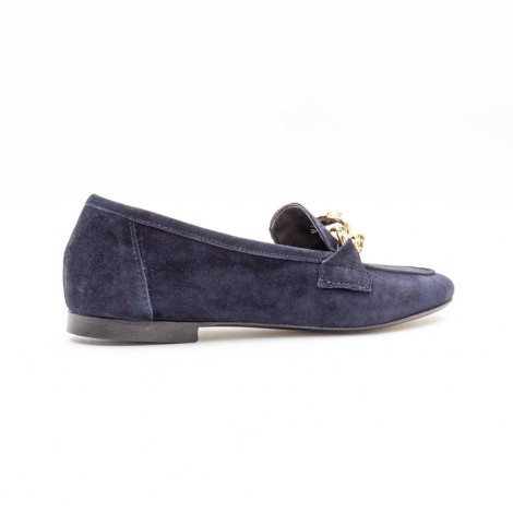 Mocassino Donna Blu TRE EMME Pelle