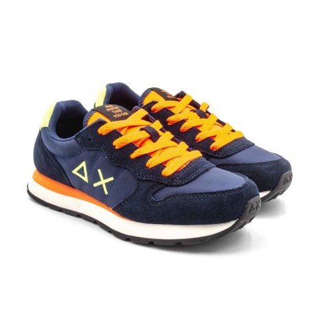 Sneakers Bambino Navy blue SUN68 Pelle