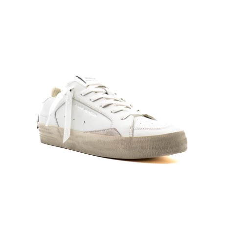 Sneakers Uomo WHITE+BLACK CRIME LONDON Pelle