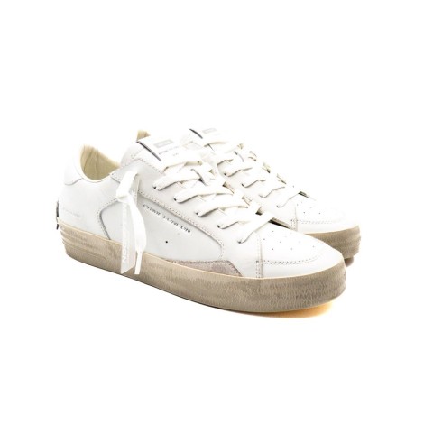 Sneakers Uomo WHITE+BLACK CRIME LONDON Pelle