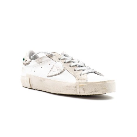 Sneakers Donna BLANC GRIS PHILIPPE MODEL Pelle