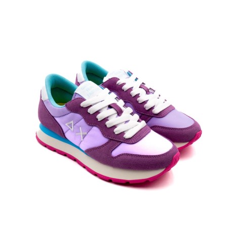 Sneakers Donna Lilla SUN68 Pelle