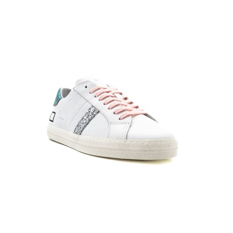 Sneakers Bambino White/green D.A.T.E.  Pelle