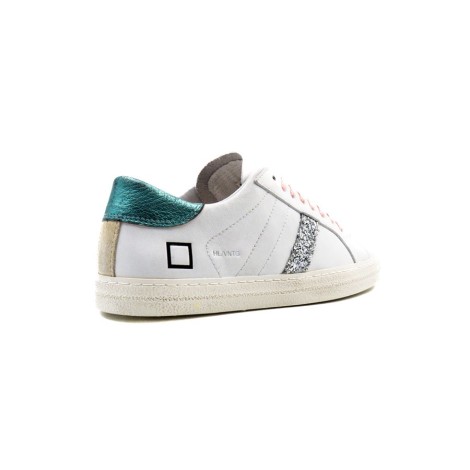 Sneakers Bambino White/green D.A.T.E.  Pelle