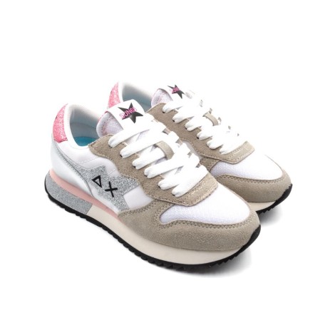 Sneakers Donna Bianco SUN68 Pelle