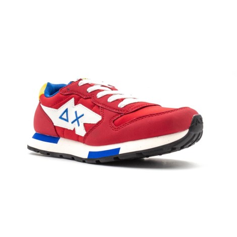 Sneakers Bambino Rosso SUN68 Pelle