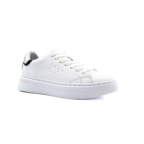 Sneakers Donna Bianco/argento SUN68 Pelle