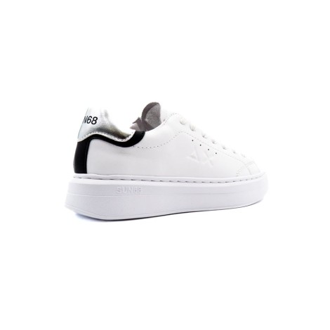 Sneakers Donna Bianco/argento SUN68 Pelle