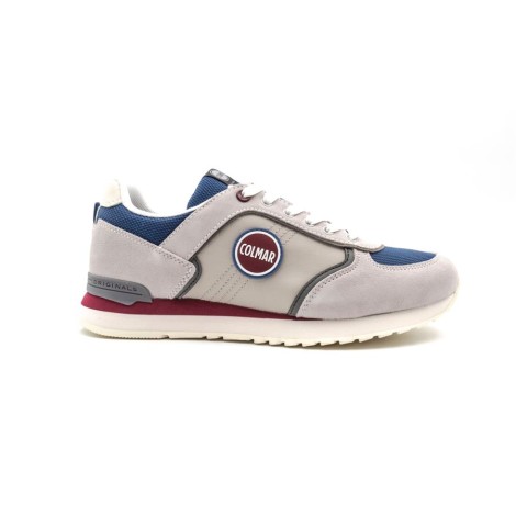 Sneakers Uomo LT GRAY BURGUNDY STEEL BLUE COLMAR Pelle