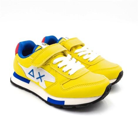 Sneakers Bambino Giallo SUN68 Pelle