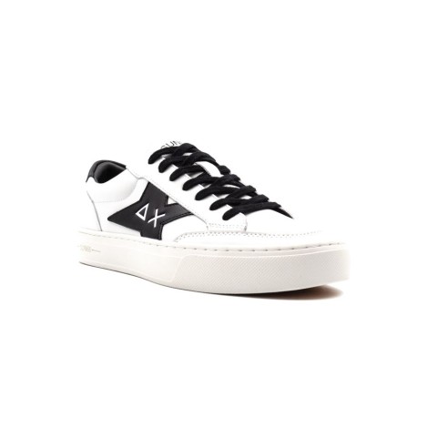 Sneakers Uomo Bianco/nero SUN68 Pelle