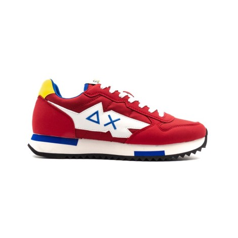 Sneakers Uomo Rosso SUN68 Pelle