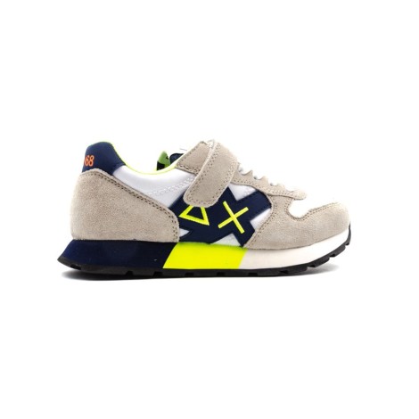 Sneakers Bambino Bianco SUN68 Pelle