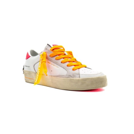 Sneakers Donna Bianco CRIME LONDON Pelle