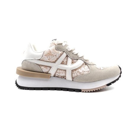 Sneakers Donna WHITE/PINKSALT ASH Pelle