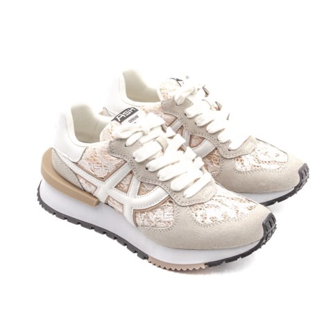 Sneakers Donna WHITE/PINKSALT ASH Pelle