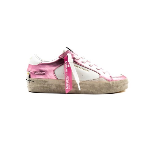 Sneakers Donna Bianco CRIME LONDON Pelle