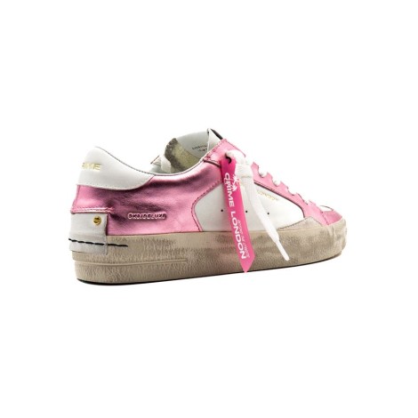 Sneakers Donna Bianco CRIME LONDON Pelle