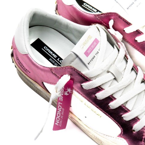 Sneakers Donna Bianco CRIME LONDON Pelle