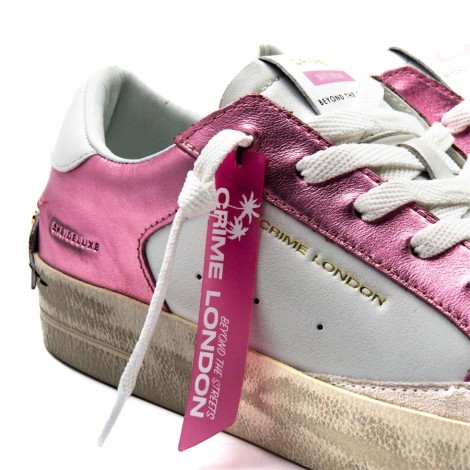 Sneakers Donna Bianco CRIME LONDON Pelle