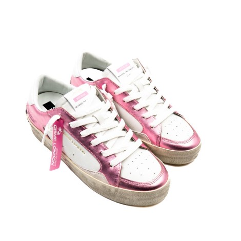 Sneakers Donna Bianco CRIME LONDON Pelle