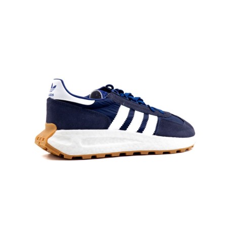 Sneakers Uomo BLU/WHITE ADIDAS Pelle