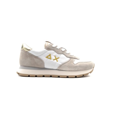 Sneakers Donna BIANCO/BIANCO PANNA SUN68 Pelle