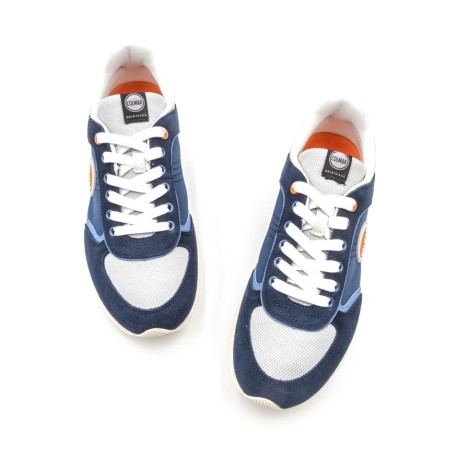 Sneakers Uomo NAVY ORANGE GRAY COLMAR Pelle