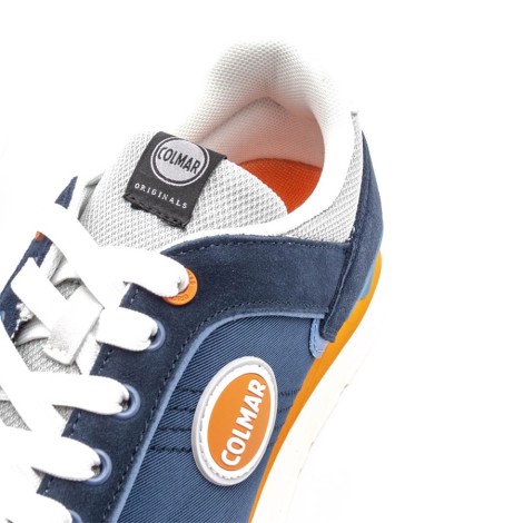 Sneakers Uomo NAVY ORANGE GRAY COLMAR Pelle