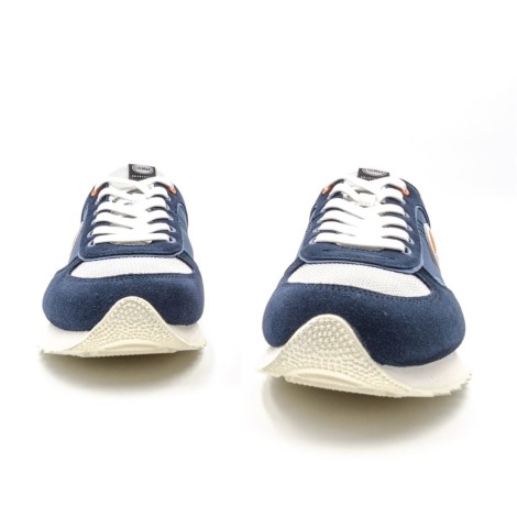 Sneakers Uomo NAVY ORANGE GRAY COLMAR Pelle