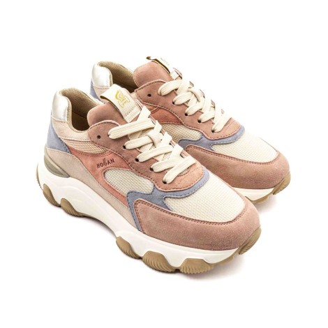 Sneakers Donna ROSA NAT+ARG HOGAN     Pelle