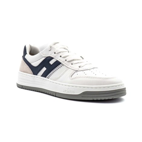 Sneakers Uomo Bianco+blu HOGAN     Pelle