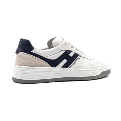 Sneakers Uomo Bianco+blu HOGAN     Pelle